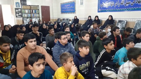 تصاویر/ دیدار  اعضای بسیج دانش آموزی شهرستان ترکمنچای با امام جمعه این شهرستان