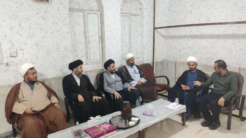 بازدید مدیر حوزه علمیه خوزستان از مدارس محمد امین نوع یک استان خوزستان