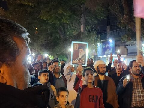 تجمع خودجوش مردم شهر اراک در حمایت از مردم مظلوم فلسطین