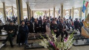 تصاویر/ مراسم غبارروبی و یادواره ۴۰۷ شهید دانش آموز (میثاق با همکلاسی شهیدم) در زنجان
