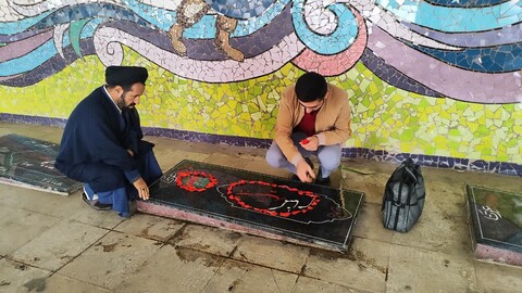 تصاویر/ مراسم غبارروبی و یادواره۴۰۷ شهید دانش آموز (میثاق با همکلاسی شهیدم) در زنجان