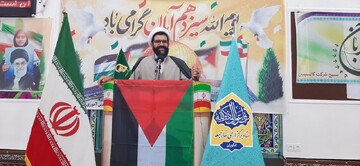 تصاویر/ آیین عبادی سیاسی نماز جمعه دندی