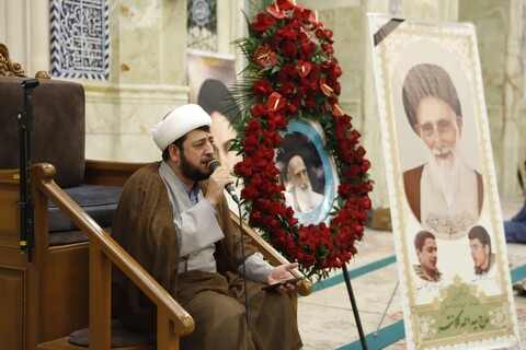 تصاویر/ مراسم گرامیداشت چهلمین روز درگذشت ابو الشهیدین حجت الاسلام والمسلمین کلانتر