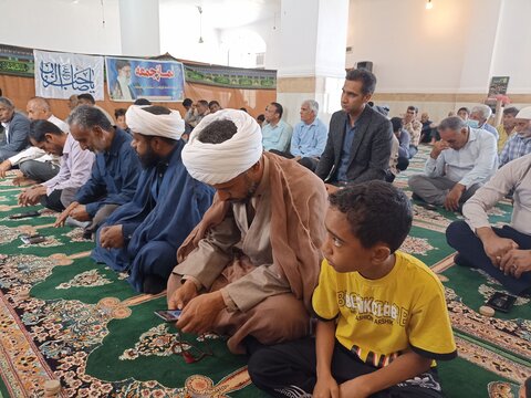 تصاویر/ آیین عبادی سیاسی نماز جمعه بخش احمدی