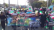 تصاویر/ راهپیمایی مردم شهر دزج در یوم الله ۱۳ آبان