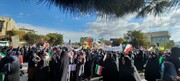 فیلم | حضور پر شکوه مردم شهر اراک در راهپیمایی ۱۳ آبان