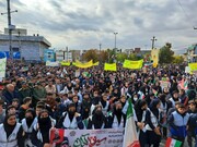 تصاویر/ راهپیمایی ۱۳ آبان در کامیاران