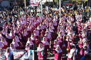 فیلم| اجرای سرود فرزندان وطن در راهپیمایی ۱۳ آبان شهرستان شوط