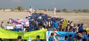 برگزاری راهپیمایی ۱۳ آبان در دهستان کریان