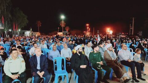 تصاویر/ تجمع مردمی در حمایت از مردم مظلوم فلسطین و یادواره شهدای غزه شهرستان رودان