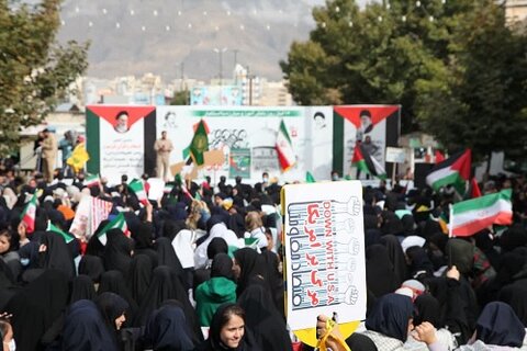 برگزاری راهپیمایی یوم الله 13 آبان در کرمانشاه