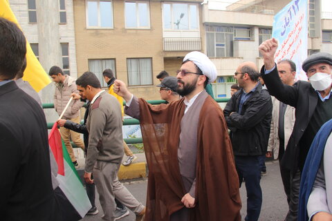 تصاویر / راهپیمایی روز 13 آبان در قزوین