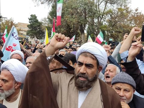 تصاویر / راهپیمایی روز 13 آبان در قزوین