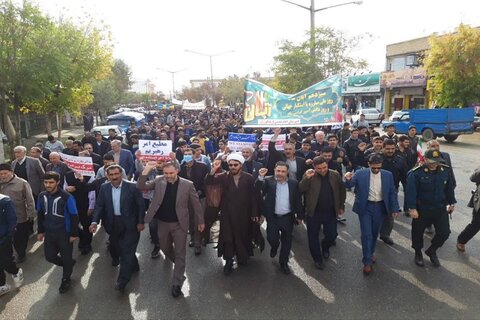 تصاویر/ راهپیمایی ۱۳ آبان مردم استکبار ستیز از سطح استان کرمانشاه