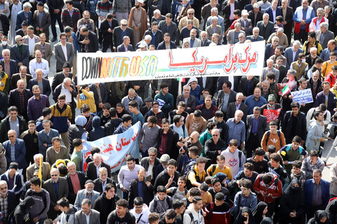 تصاویر / خروش مردم همدان در روز ملی استکبارستیزی