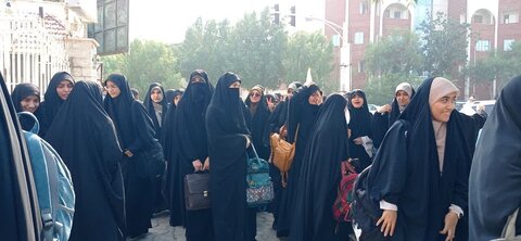 راهپیمایی 13 آبان در بوشهر با حضور طلاب و دانش آموزان