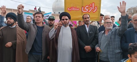 تصاویر/ راهپیمایی یوم الله ۱۳ آبان در سلطانیه