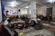 تصاویر/ نشست طلاب، روحانیون و مبلغان با امام جمعه شهرستان مرند