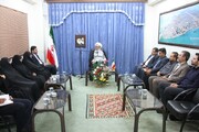 تصاویر/ دیدار اعضای شورای شهر بوشهر با نماینده ولی فقیه