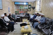 تصاویر/ جلسه مدیر حوزه علمیه کردستان با مدیران مدارس علمیه بیجار