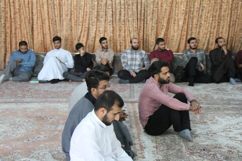تصاویر/ دیدار مدیر حوزه علمیه بوشهر با طلاب مدرسه علمیه برازجان