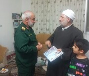 تصاویر/ دیدار فرمانده سپاه بیت المقدس با خانواده شهدای امنیت کردستان