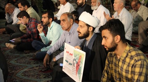 قرائت دعای جوشن صغیر به یاد شهدای فلسطین در مدرسه علمیه بوشهر