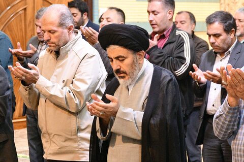 تصاویر/ حضور نماینده ولی فقیه در آذربایجان غربی در مسجد لطفعلی خان ارومیه
