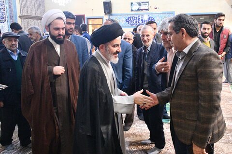تصاویر/ حضور نماینده ولی فقیه در آذربایجان غربی در مسجد لطفعلی خان ارومیه