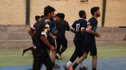 تیم فوتسال مدرسه علمیه میناب قهرمان جشنواره ورزشی طلاب هرمزگان شد
