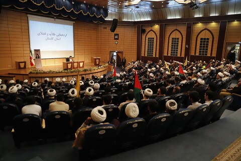 تصاویر/گردهمایی طلاب و فضلای استان گلستان