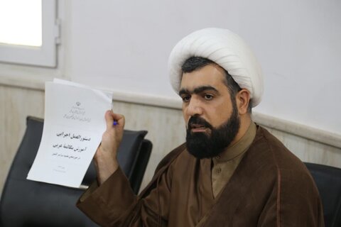 تصاویر/ نشست هم اندیشی مسئول مرکز ارتباطات و امور بین الملل حوزه علمیه خوزستان با مدیران مدارس علمیه عرب زبان استان