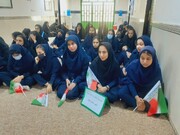 تصاویر/ برگزاری یادواره ۲۰۰۰ شهید دانش آموز غزه در مدرسه علمیه خواهران دیلم