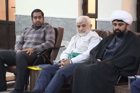 دیدار کانون خدمت رضوی  منطقه جنوب کشور با امام جمعه بوشهر