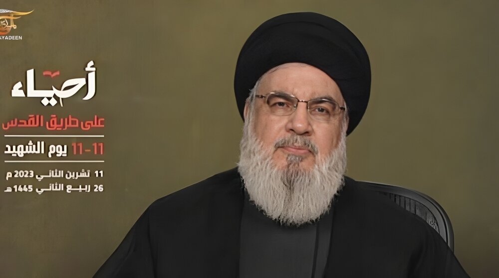 ایرانی قیادت کی برکت سے ہی آج مزاحمتی گروہوں میں قوت باقی ہے: سید حسن نصر اللہ