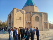 بازدید دانش پژوهان مرکز آموزشی هوانیروز شهید وطن پور از تخت فولاد