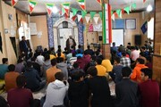 تصاویر/ حضور امام جمعه خوی در بین دانش آموزان