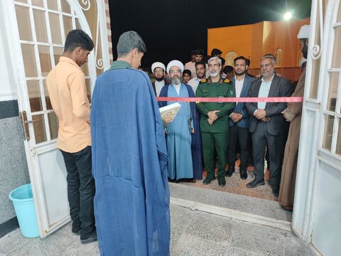 تصاویر/ افتتاح باشگاه رزمی و آمادگی جسمانی مدرسه علمیه ابوالفضل(ع)  بندر عباس
