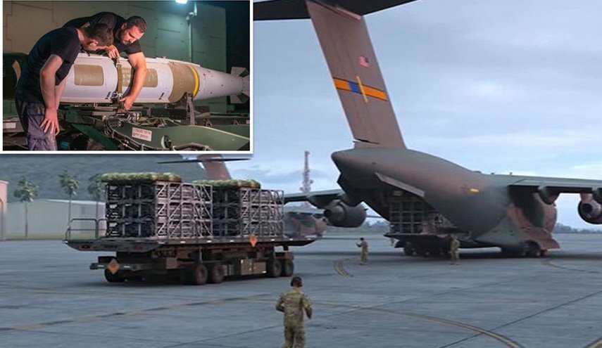 واشنطن ترسل المزيد من الأسلحة لـ"الاحتلال الصهيوني" سراً واشنطن ترسل المزيد من الأسلحة لـ"الاحتلال الصهيوني" سراً