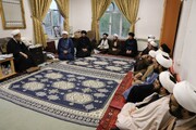 دیدار حوزویان کردستان با آیت الله عبدالمجید بنابی