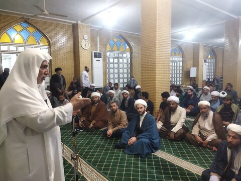 تصاویر/ روحانیون راهیان پیشرفت در مسجد جامع اهل سنت بندر عباس