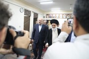 حضور رئیس مجلس شورای اسلامی در جلسه شورای عالی جامعه مدرسین