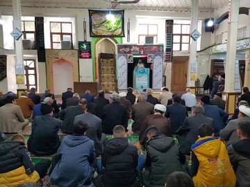 تصاویر/  آیین عبادی سیاسی نماز جمعه شهرستان ماکو