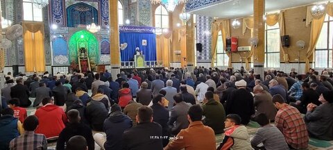 تصاویر / اقامه نماز جمعه شهرستان گرمی