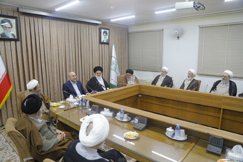 تصاویر / حضور رئیس مجلس شورای اسلامی در جلسه شورای عالی جامعه مدرسین