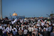 تصاویر/ تجمع مردم بوشهر در حمایت غزه