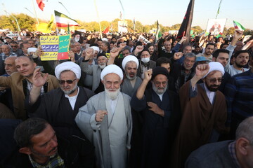 تصاویر/ جمع مردم اصفهان در حمایت از کودکان غزه