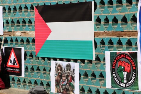تصاویر تجمع مردم بروجرد در حمایت از مردم غزه