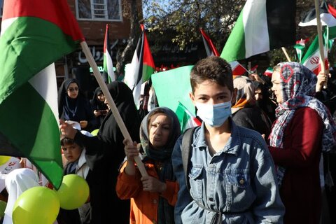 تصاویر/ تجمع مردم اردبیل در محکومیت نسل‌کشی در غزه و حمایت از کودکان مظلوم فلسطین