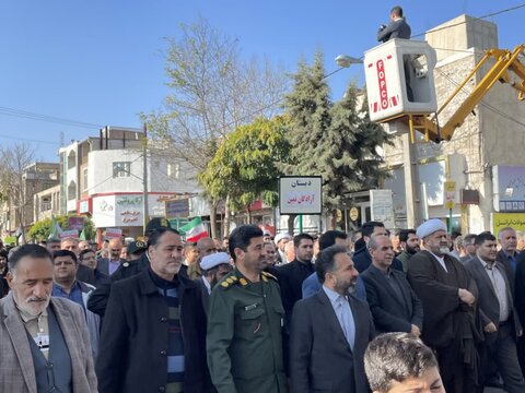 اجتماع مردم شهرستان نمین در حمایت از ملت فلسطین